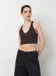 Футболка женская Zara 8534/753 M Коричневая (00085034753030) - изображение 1