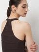 Футболка женская Zara 8534/753 M Коричневая (00085034753030) - изображение 4