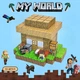 Магнитный конструктор Minecraft "Деревянный дом", Конструктор Майнкрафт для детей, 122 детали - изображение 1