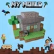 Магнитный конструктор Minecraft "Каменный домик", Конструктор Майнкрафт для детей, 144 детали - изображение 1