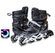 Ролики Super Power розмір 38-42, устілка 23,5-26,5 см, Black-i (DP-465976067-L) - зображення 2