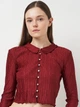Футболка женская Zara 1131/825 S Бордовая (01131825686021) - изображение 4