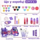 Набор детской косметики HEANING 45 in 1 Purple Washable Cosmetic - изображение 2