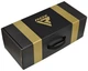 Боксерские перчатки RDX MARK PRO SPARRING TRI LIRA 2 GOLDEN-10 унций (капа в комплекте) Золотистые (BGM-PSTL2G-10OZ) - изображение 9