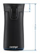 Термокухоль Contigo Pinnacle 300 мл Matte Black 2095328 (06800296) - зображення 14