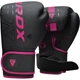 Боксерские перчатки RDX F6 MATTE PINK-12OZ (капа в комплекте) Розовые (BGR-F6MP-12OZ) - изображение 1