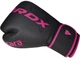 Боксерские перчатки RDX F6 MATTE PINK-12OZ (капа в комплекте) Розовые (BGR-F6MP-12OZ) - изображение 3