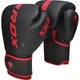 Боксерские перчатки RDX F6 MATTE RED-6OZ (капа в комплекте) Красные (BGR-F6MR-6OZ) - изображение 3