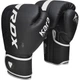Боксерские перчатки RDX F6 Kara Matte White 8 унций (капа в комплекте) Белые (BGR-F6MW-8OZ) - изображение 8