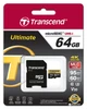 Карта памяти Transcend microSDXC 64GB Class 10 UHS-I U3 MLC Ultimate (TS64GUSDU3M) - изображение 2