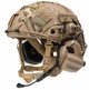 Балістичний шолом каска FAST Helmet NIJ IIIA Койот Тактичні навушники M32 - изображение 1