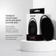 Силиконовая щетка для душа Joko Blend Silicone Body Scrubber Черная (4823109411173) - изображение 7