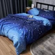 Комплект постельного белья в кроватку детский Moon&Star 110x140 см Night Glow Бязь Gold Люкс (MS-830000250) - изображение 6