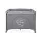 Детский манеж с сетчатыми стенками от рождения Sunny Playground Cool Grey Star Lorelli Серый - изображение 4