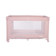Детский манеж на колесах от рождения до 3 лет Noemi 1 Layer Mellow Rose Star Lorelli Розовый - изображение 2