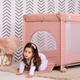 Игровой детский манеж от рождения до 3-х лет Torino 1 Layer Arctic Floral Lorelli Голубой - изображение 7