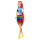 Лялька Barbie Leopard Rainbow Hair Райдужний леопард - зображення 4