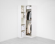 Комбінація шаф PAX/FARDAL/AHEIM IKEA 493.361.57 білий - зображення 2