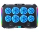Охлаждающая подставка для ноутбука до 17,3 дюймов GamePro GPCP-795 RGB 2xUSB 8xfans - изображение 2