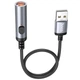 Портативний прикурювач запальничка Hoco UA30 USB. Black - зображення 1