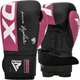 Боксерські рукавиці RDX REX F4 PINK/BLACK-12 унцій (капа в комплекті) - изображение 1
