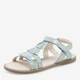 Подростковые кожаные сандалии для девочки Lasocki Young Vernis CI12-3027-01B 5905588477563 36 Голубые (5905588477594) - изображение 2