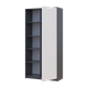 Распашной шкаф Doros Студент Графит/Белый 90х38х180 DRS-011623 (44900273) - изображение 4