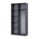 Распашной шкаф Doros Студент Графит/Белый 90х38х180 DRS-011623 (44900273) - изображение 5