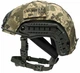 Балістичний шолом каска FAST Helmet NIJ IIIA оливковий і кавер піксель Розмір М - изображение 2
