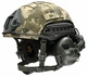 Балістичний шолом каска FAST Helmet NIJ IIIA олива + Тактичні навушники M31+кавер піксель Розмір L - зображення 1