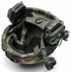 Балістичний шолом каска FAST Helmet NIJ IIIA олива + Тактичні навушники M31+кавер піксель Розмір XL - изображение 3