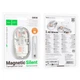 Миша бездротова Hoco GM35 General dual-mode silent wireless mouse (battery version) 2.4G+BT прозоро фіолетова - изображение 2