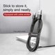 Кабель USB Baseus Cafule Type-C 2A 2m, Black+Gray (CATKLF-CG1) 4977151 - зображення 4