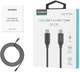 Кабель Choetech ХСС-1035 USB-C to USB-C PD3.1 240 Вт 1 м Black (43-00130) - зображення 3