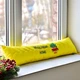 Подушка валик утеплитель для окон и дверей IDEIA декоративная антиаллергенная 15х90 см Желтая (2200004865034) - изображение 2
