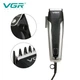 Профессиональная машинка для стрижки волос и бороды VGR V-120 Pro Черный + Ножницы - изображение 7