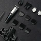 Аккумуляторный триммер для стрижки бороды и усов с USB и LED-дисплеем VGR V-105 Pro Черный + Масло для смазки лезвий - изображение 6