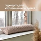 Подушка валик IDEIA 15х90 см декоративна (утеплювач для вікон та дверей антиалергенна), Бежевий 000036029 - зображення 4