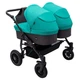 Коляска 2 в 1 для двойни Bair Sorento DUO BS-01 бирюзовый / графит - изображение 5