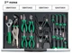 Тележка с инструментом Toptul Pro-Line 7 секций 227 предметов (GCAJ0012) - изображение 3
