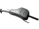 Глушник Опель Астра Г (Opel Astra G) 1.4/1.6i -8/16V kombi 98-04 (17.295) Polmostrow алюмінієвий - зображення 1