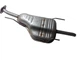 Глушник Опель Астра Г (Opel Astra G) 1.4/1.6i -8/16V kombi 98-04 (17.295) Polmostrow алюмінієвий - зображення 3