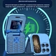 Раскладной мобильный мини телефон - жабка на 2 SIM карты и картой памяти SERVO i17 Mini кнопочный сотовый мобильник с 1,77-дюймовым HD-экраном, 11.8х6.3х1.2 см, голубой (99596781) - изображение 5