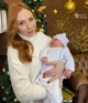 Одежда для крещения мальчика с белой вышивкой Мамине Сонечко 50 размер Галичанин белый велюр белый (арт.12266) - изображение 4
