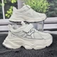 Кроссовки детские для девочки Jong Golf белые на платформе эко-кожа с сеткой 34р (21,3 см) 5666 - изображение 1