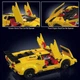 Конструктор детский Mould King машина на радиоуправлении Technic "Lamborghini Countach" желтый 1384 деталей (13195) - изображение 7