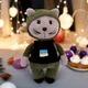 Мягкая плюшевая игрушка handmade Котик ЗСУ 33 см амигуруми вязаный крючком - изображение 1