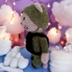 Мягкая плюшевая игрушка handmade Котик ЗСУ 33 см амигуруми вязаный крючком - изображение 4