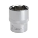 Головка шестигранник 1/2" 24 мм х 38 мм Intertool Cr-V - зображення 2