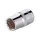 Головка двенадцатигранник 1/2" 14 мм х 38 мм Intertool - изображение 1